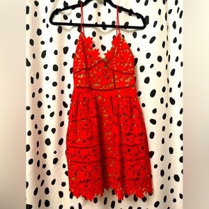 Size Small, Red Lace Dress